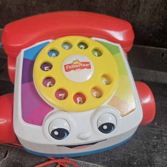 Fisher-Price Chatter Rotary Telephone 2015 Pull Toy - Picture 3 of 7